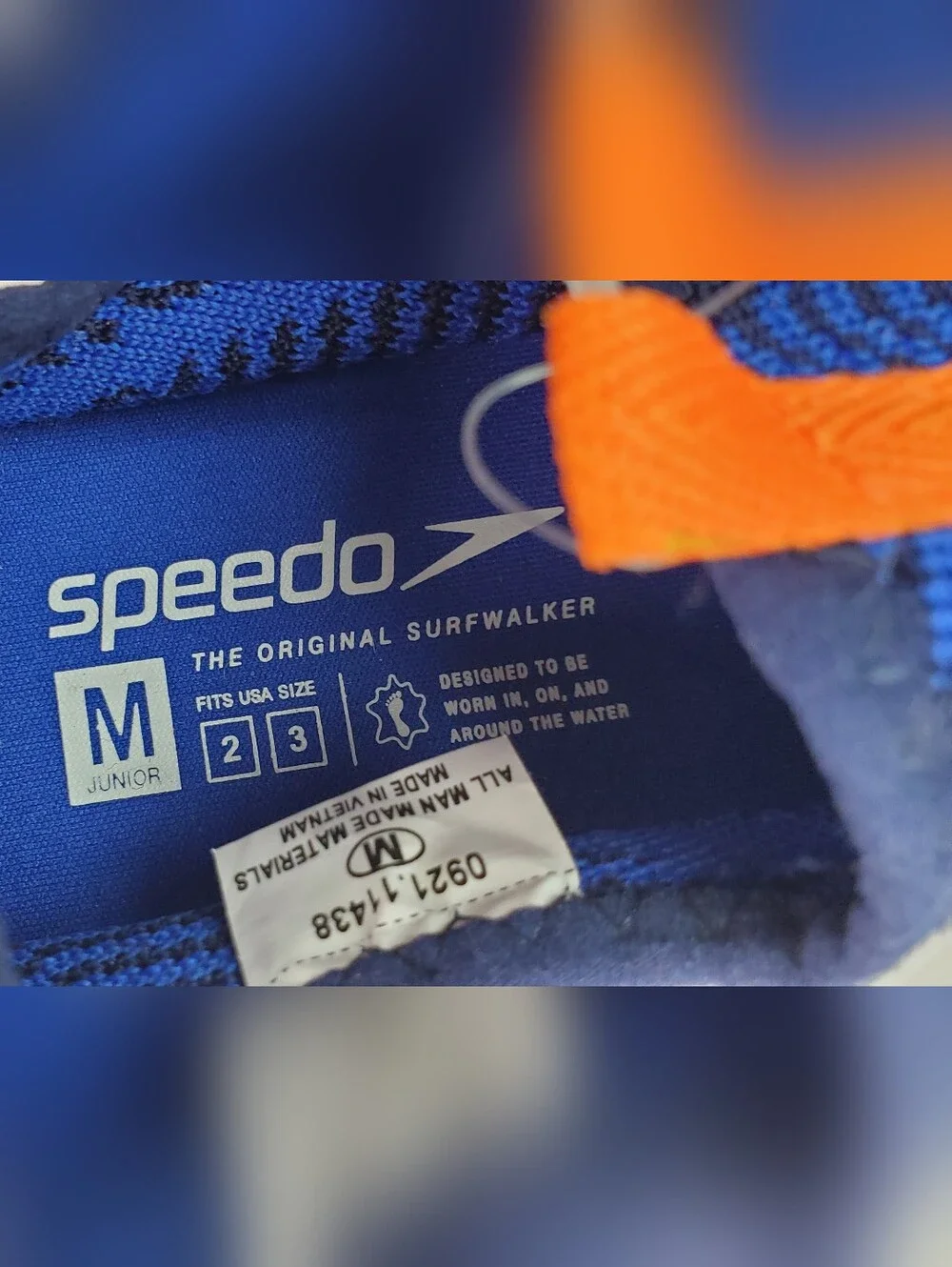 SPEEDO Boys Surf Strider Surfwalker Water Shoes - Size M 2-3 - NWT